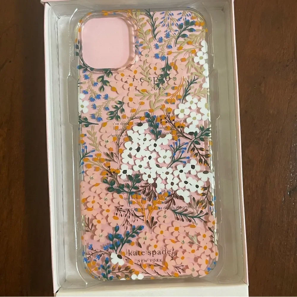 Kate Spade iPhone 14 Plus Floral Case